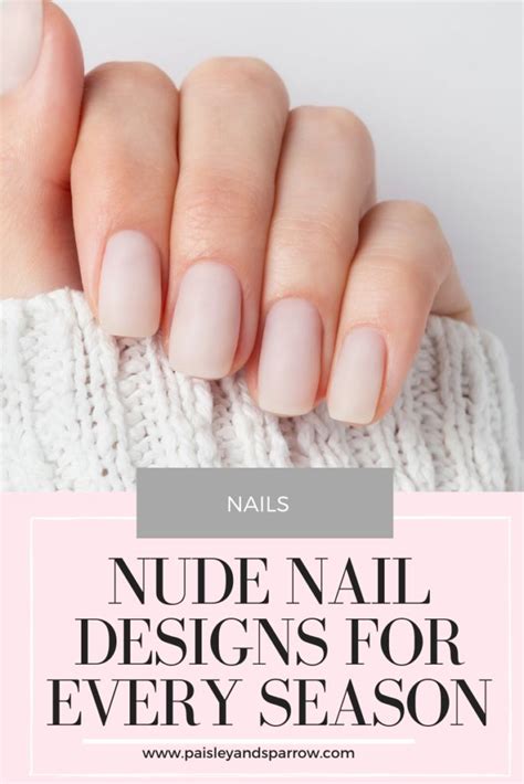 short nude nails|37 Nude Nail Designs for Every Season (2024).